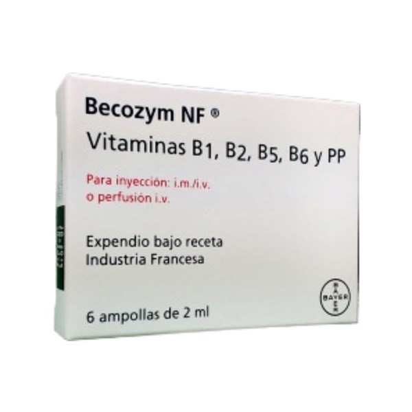 Bayer Becozym Vitamina B Complejo x 6 #1