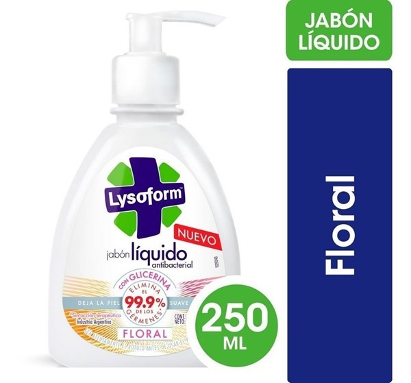 Lysoform Jabón Líquido Para Manos Floral x 250 ml #1