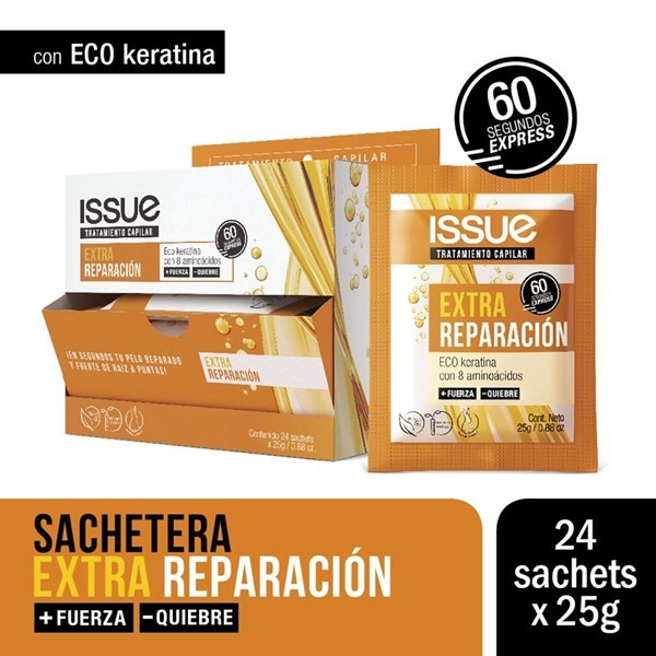 Issue Tratamiento Extra Reparación Sachet 25 gr (24 Unidades) #1