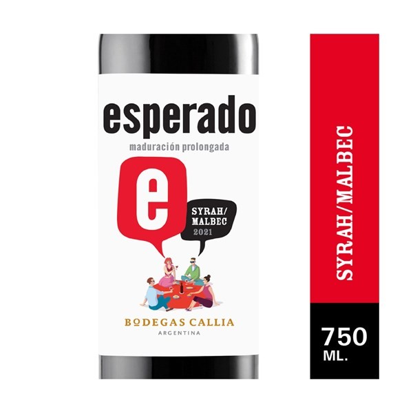 Vino Tinto Callia Esperado Syrah Malbec 750 cc. #1