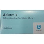 Adurmix 50 mg | 14 capsulas | Difenhidramina #1