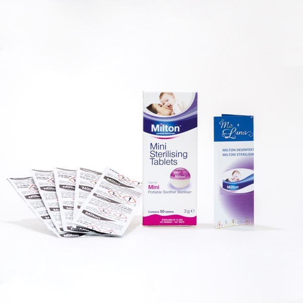 Meluna Mini Milton Pastillas Esterilizantes (50 Tabletas) alt