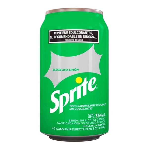Gaseosa Sprite Sin Azúcar Lima-Limón 354 ml alt