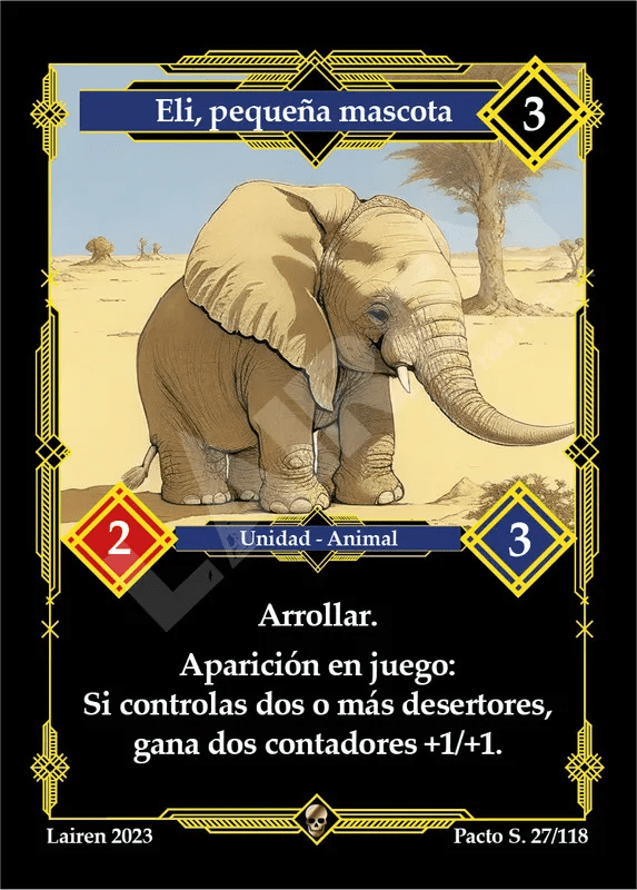 027 Eli, Pequeña Mascota 2da Edicion - Coste 3