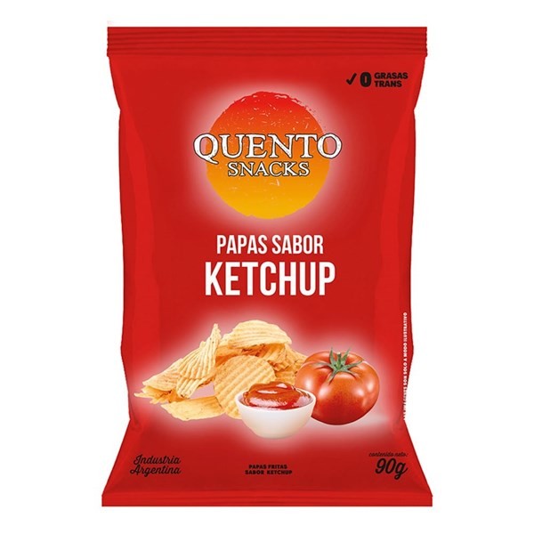 Papas Fritas Quento Sabor Ketchup 90 gr #1