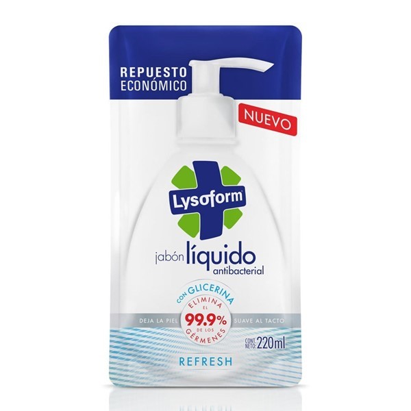 Lysoform Jabon Liquido Doypack Refresh 220 cc #1