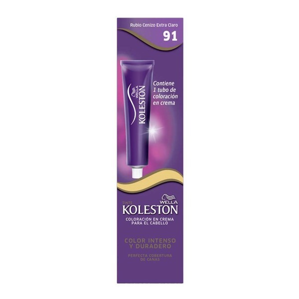 Koleston Coloracion en Crema Single Rubio Ceniza Extra-Claro 91 #1