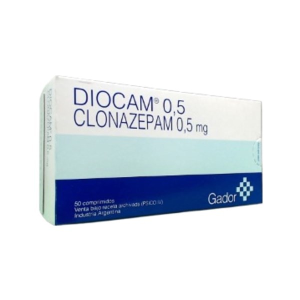 Gador Diocam Clonazepam 0.5 Mg x 50 Comp #1