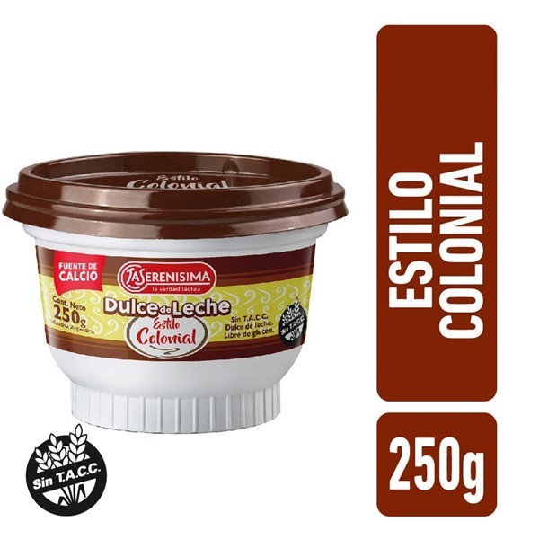 Dulce De Leche Colonial La Serenisima 250 Gr #1