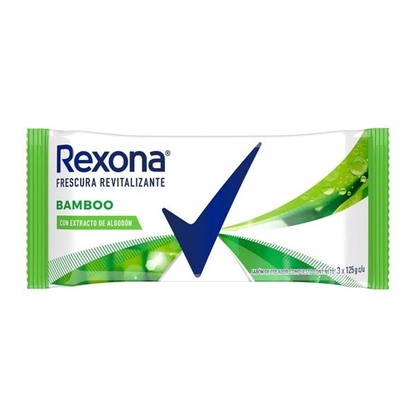 Jabón en Barra Rexona Bamboo Fresh x 3 un x 125 g #1