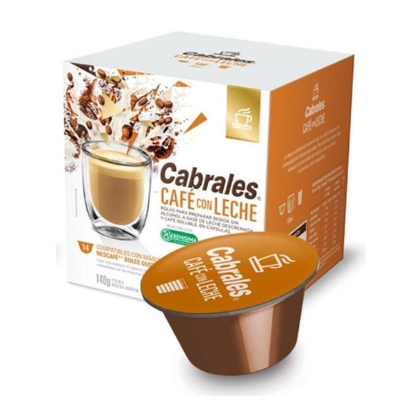 Café en Cápsulas Cabrales Café Con Leche x 12 un