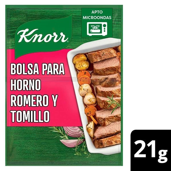 Condimento Sabor Al Horno Knorr Romero Y Tomillo 21 G #1