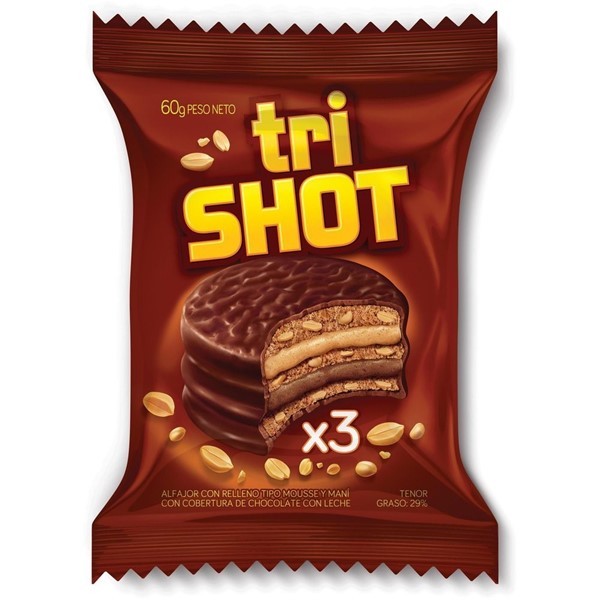 Alfajor Shot Triple 60 Gr alt