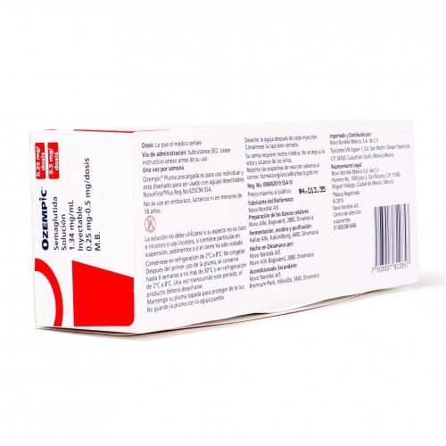 Ozempic 0.25/0.5 Mg | Dosis 15 ml | Semaglutida alt