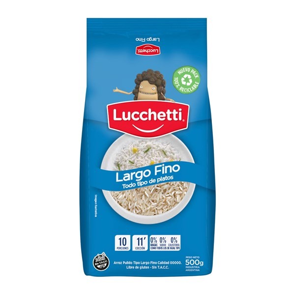 Arroz Largo Fino 00000 Lucchetti 500 G. #1