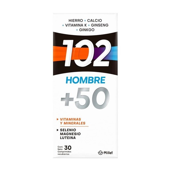 Gramon Suplemento Vitamínico 102 +50 Hombre |  30 Comprimidos