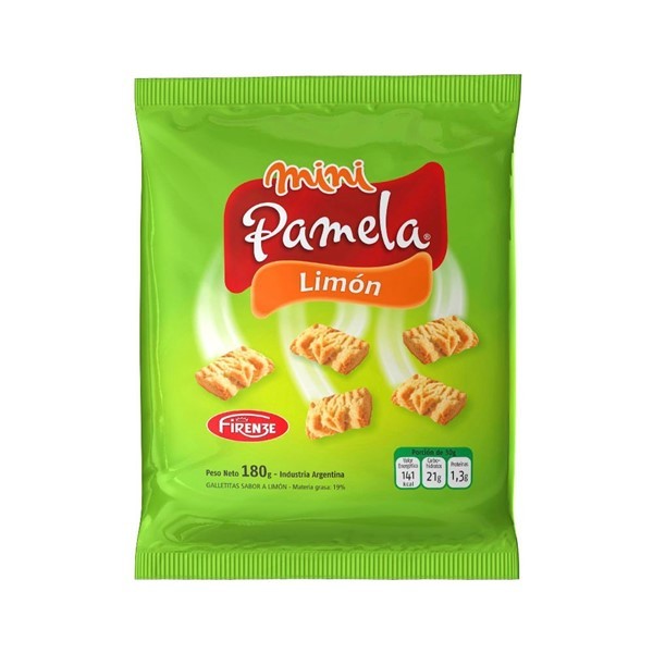 Galletitas Mini Pamela Limón 180 Gr #1