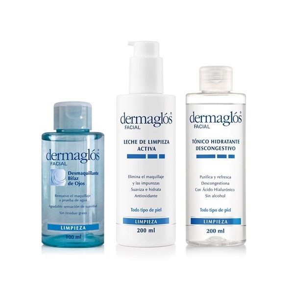 Dermaglós Combo Rutina de Limpieza Facial Para Piel Normal #1