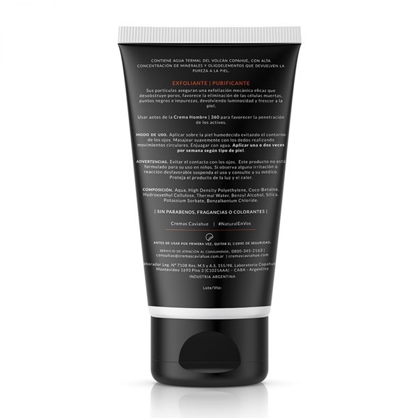 Caviahue Gel Exfoliante Facial Hombre 100 ml alt