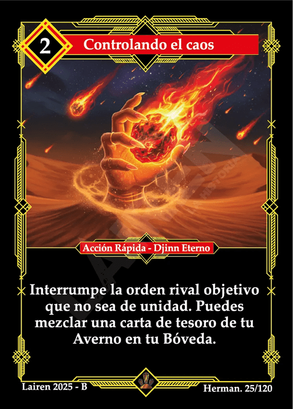 025 Controlando El Caos - Coste 2