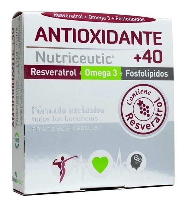 Nutriceutic Antioxidante +40 32 capsulas alt