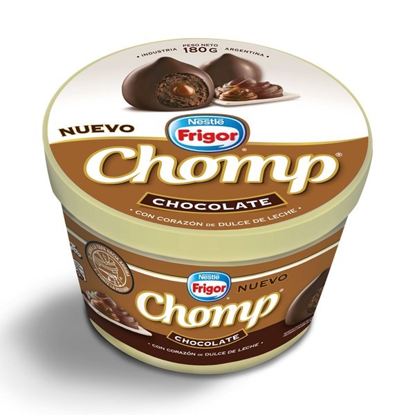 Bocadito Helado Chomp Chocolate Pote 180 G. #1