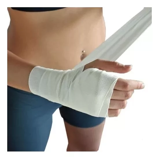 Venda Elastica Blanca 7cm X 3mts Bander Green