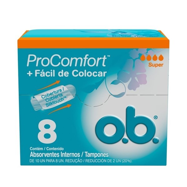 Ob Tampones Pro-Comfort Super 8 Unidades