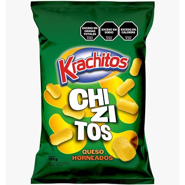 Palitos de Maíz Krachitos Sabor Queso 125 Grs #1