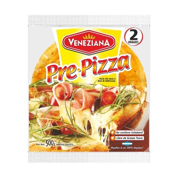 Prepizza Veneziana x 2 un