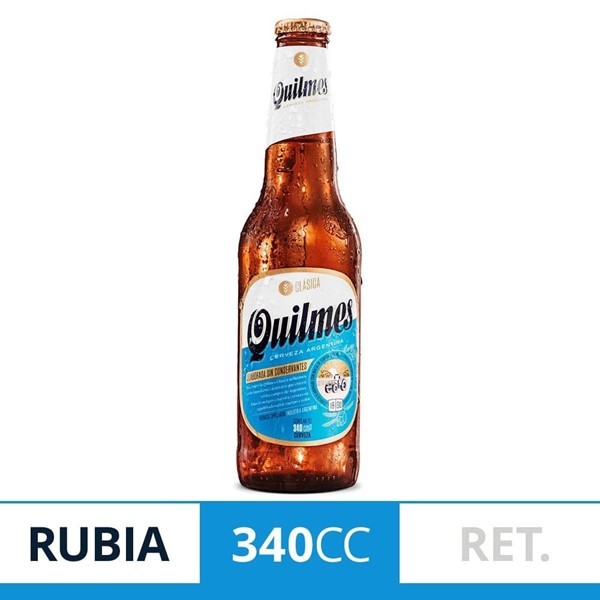 Cerveza Quilmes Clasica 340cc Ret #1