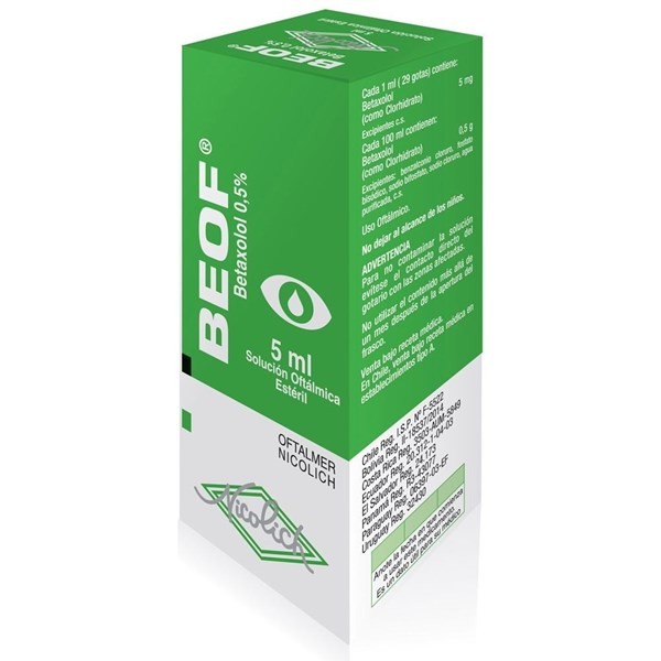 Beof | Colirio 5 ml | Betaxolol #1