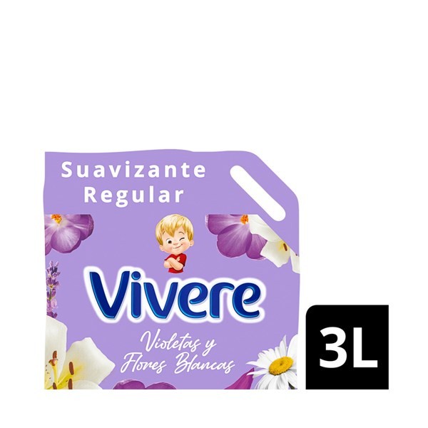 Suavizante Clásico Vivere Para Ropa Violetas Dp 3 Lt. #1