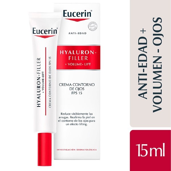 Eucerin Contorno de Ojos Hyaluron-Filler + Volume-Lift Fps 15 15 ml