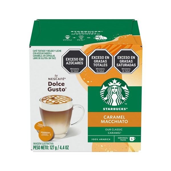 Capsulas de Café Dolce Gusto Caramel Macchiato Starbucks 6 uni #1