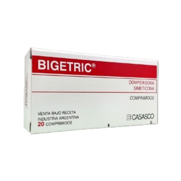Casasco Bigetric Domperidona + Simeticona 10Mg / 200Mg x 20 Comp #1
