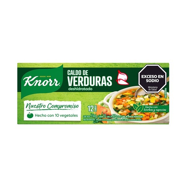 Caldo De Verdura En Cubos Knorr 12 Uni alt