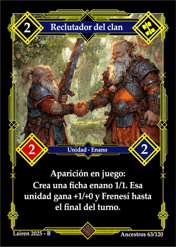 063 Reclutador Del Clan Precon Enano/Desertor - Coste 2