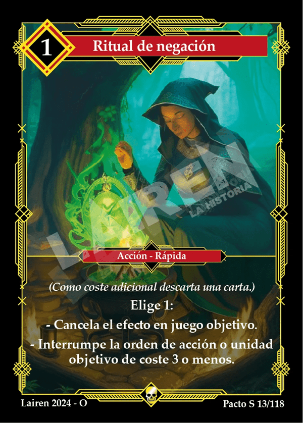 013 Ritual De Negacion - Coste 1
