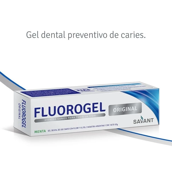 Fluorogel Gel Dental Con Fluor Original Menta 60 gr (Pack 2 Unidades) alt