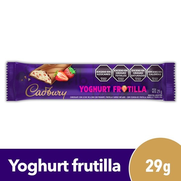 Chocolate Cadbury Frutilla Yoghurt 29 g. #1