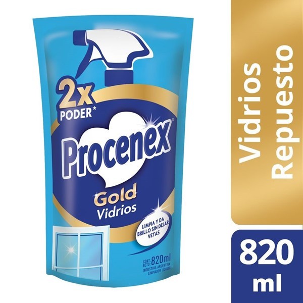 Limpiador Especifico Procenex Gold Vidrios