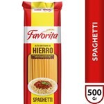 Fideos Favorita Spaghetti Hierro 500 Xg #1