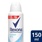 Desodorante Antitranspirante Rexona Cotton Dry En Aerosol 150 Ml #1