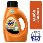 Tide Jabón Liíquido Para Ropa Con Febreze Sport (29 Lavados) #1