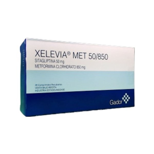 Gador Xelevia Met 50 / 850 Mg Sitagliptina + Asoc x 28 Comp #1