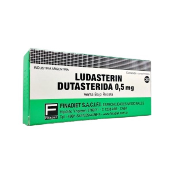 Finadiet Ludasterin Dutasteride 0.5 Mg x 30 Comp #1
