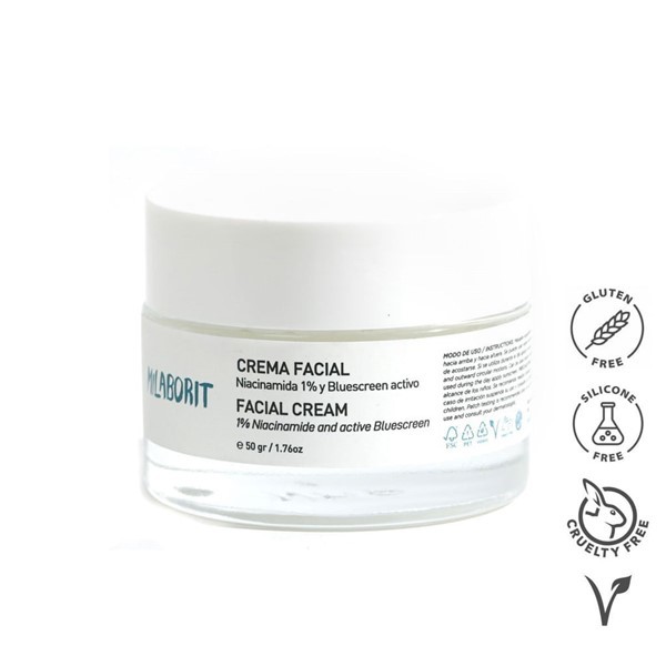 Milaborit Crema Facial Niacinamida 1% Vegana 50 gr #1
