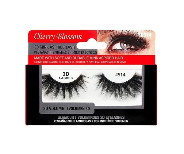 Cherry Blossom Pestañas Postizas 3D Silk #514