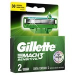 Gillette Cartuchos Para Afeitas 3 mach Sensitive (2 Unidades) #7